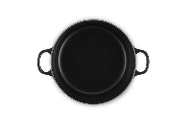 Cast Iron Classic Round CasseroleMatte Black image number 5